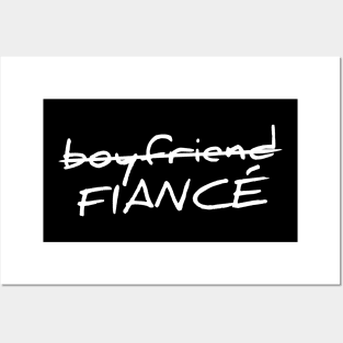 Boyfriend - fiance T-shirt Posters and Art